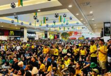 CenterVale Shopping transmite Brasil e Noruega nas oitavas de final neste domingo