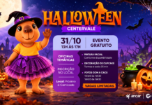 Halloween no CenterVale Shopping terá oficinas de cupcakes e encontro especial com a mascote Cacá